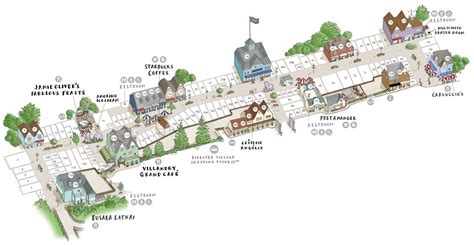 bicester village layout.